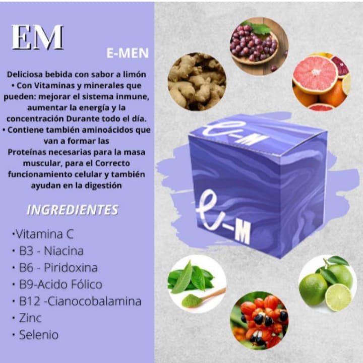 SUPLEMENTO MULVITMINICO E-MEN